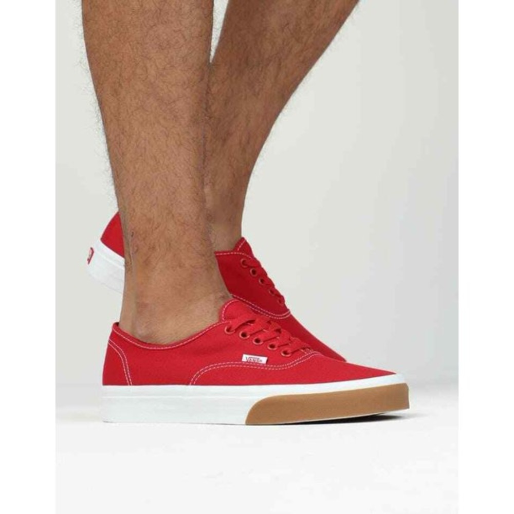 Vans Authentic Gum Bumper Red